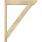 Ekena Millwork Traditional Slat Rough Sawn Outlooker, Douglas Fir, 6"W x 30"D x 38"H OUT06X30X38TRA06RDF - alternate 2